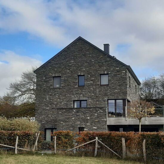 Construction maison avec partie professionnelle à Cobru (Bastogne) Architecte Kaiser